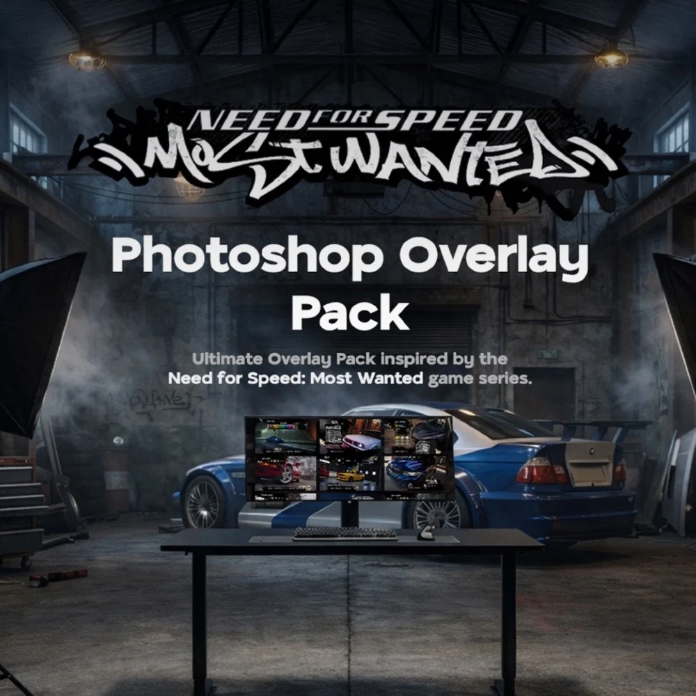 Need for Speed: Most Wanted Photoshop Overlay Pack