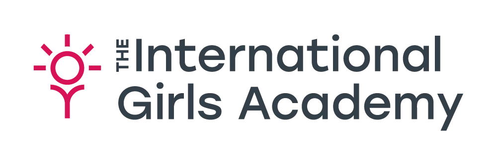 International Girls Academy pink emblem