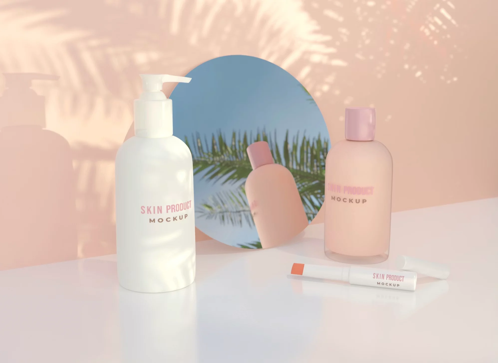 Cloud SPF beside a small hand mirror