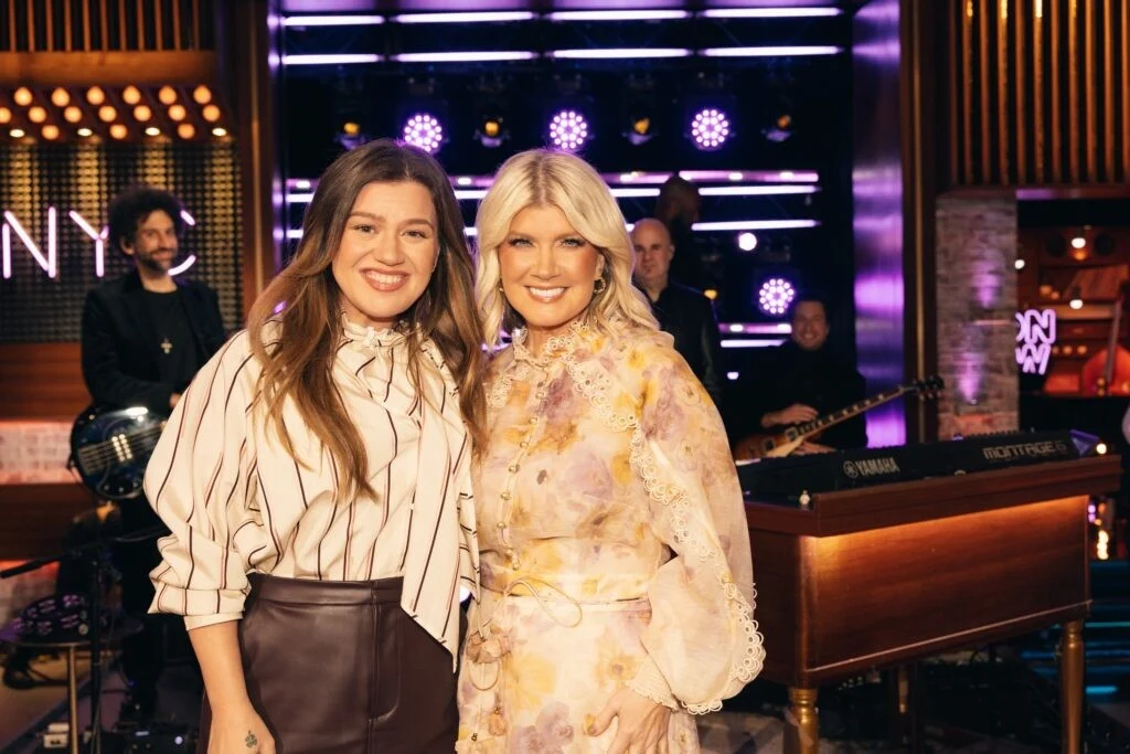 Natalie Grant performing on The Kelly Clarkson Show