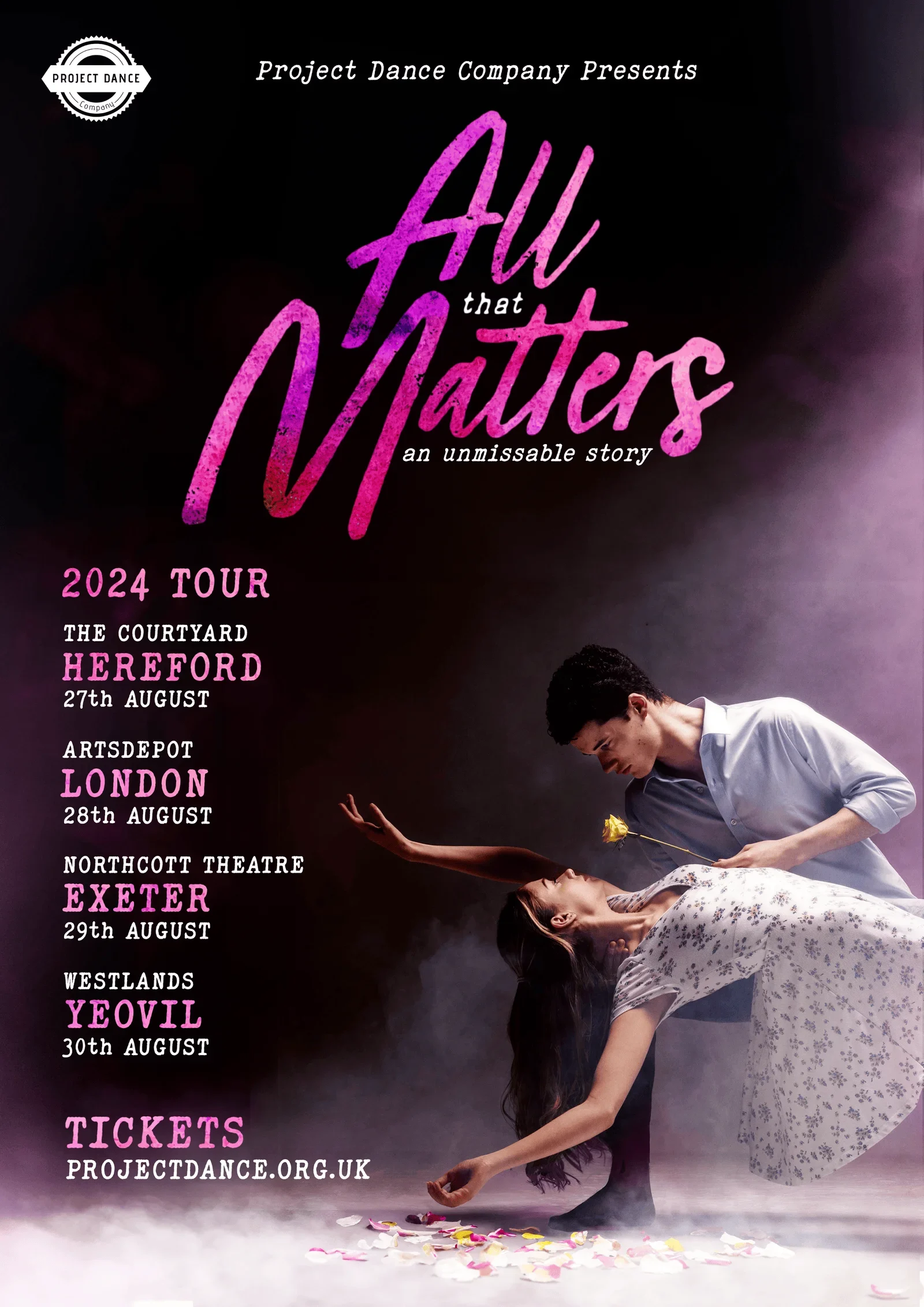 All That Matters dance-theatre production artwork
