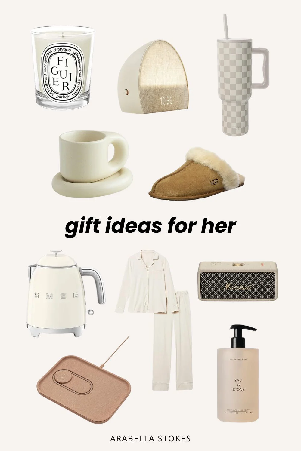 A gift ideas for her collage of cozy home finds