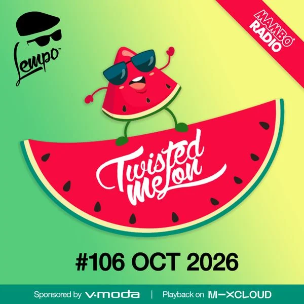 Twisted Melon #106 artwork: a watermelon slice in sunglasses