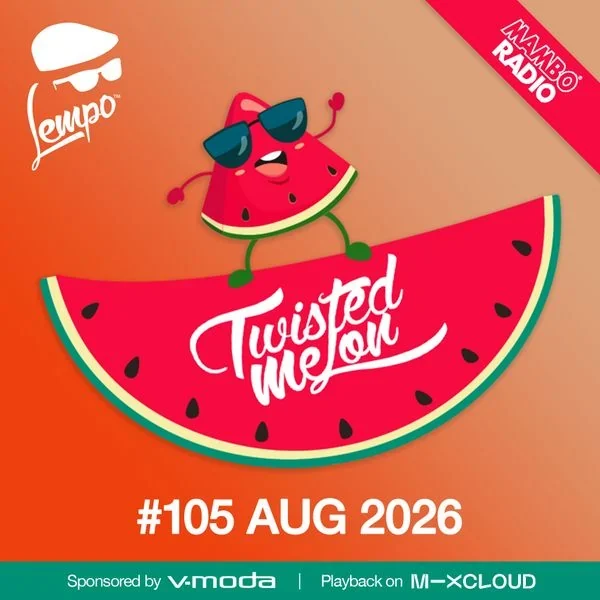 Twisted Melon #105 artwork: a watermelon slice in sunglasses