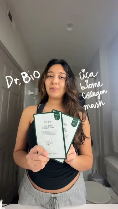 Still from Lola’s Dr. Bio skincare video