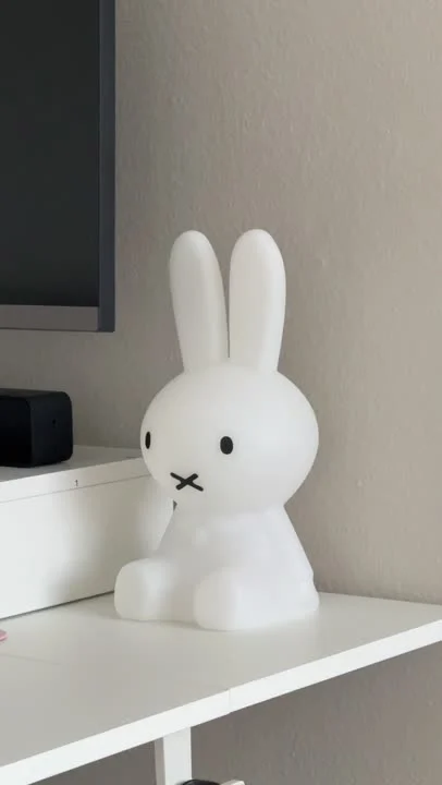 Still from Lola’s YUDA LED bunny lamp video