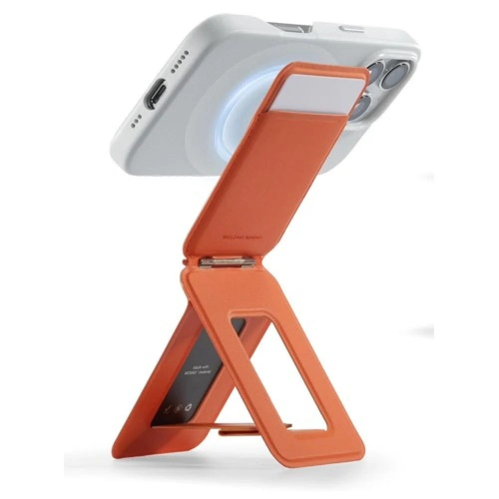 Magnetic mini tripod with wallet