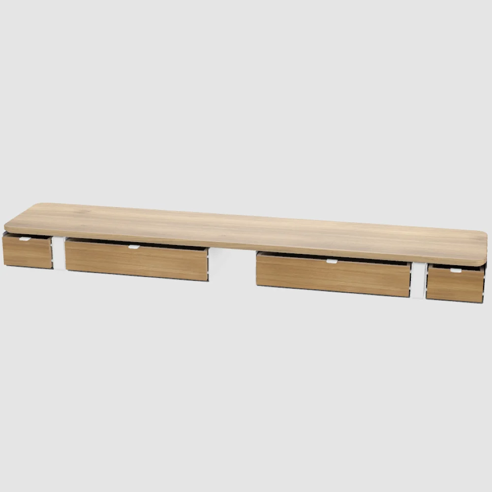 Customize your own desk shelf from Oakywood