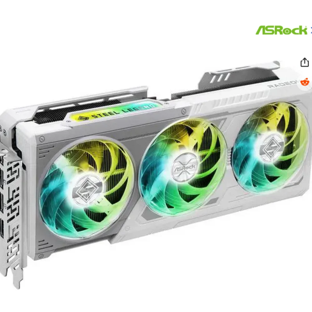 ASRock Steel Legend Radeon RX 9070 16GB GDDR6 GPU