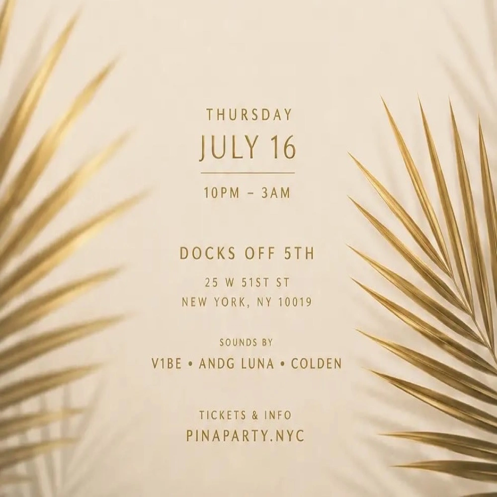 Flyer for Piña Party