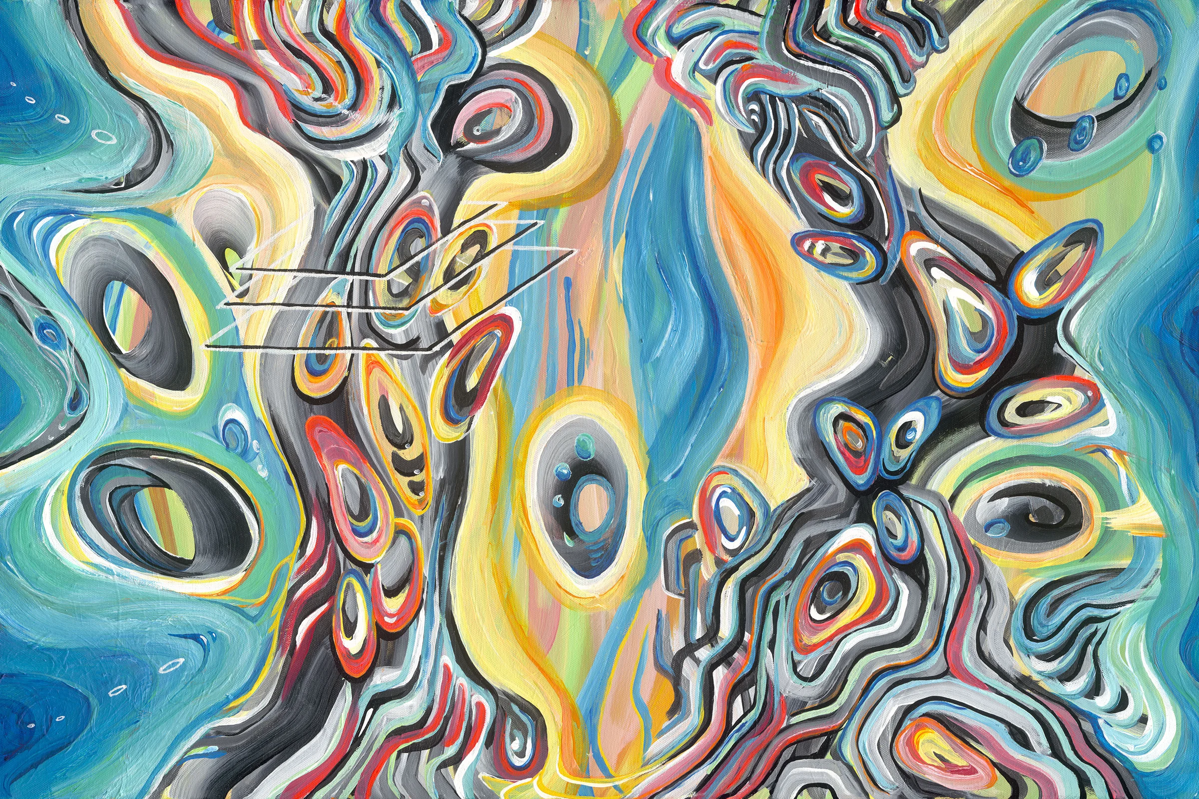 Glow: flowing lava-lamp swirls of color