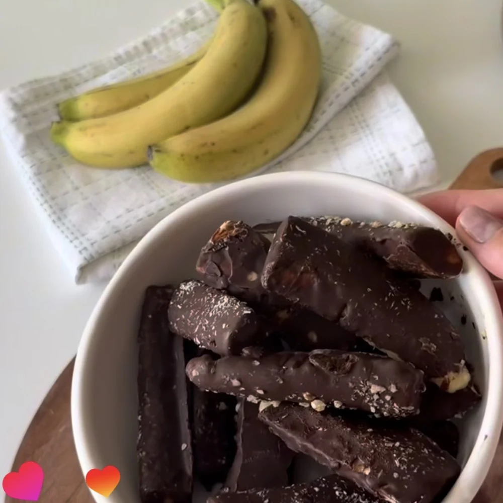 Σοκολατένια μπουκίτσες μπανάνας 🍌🍫