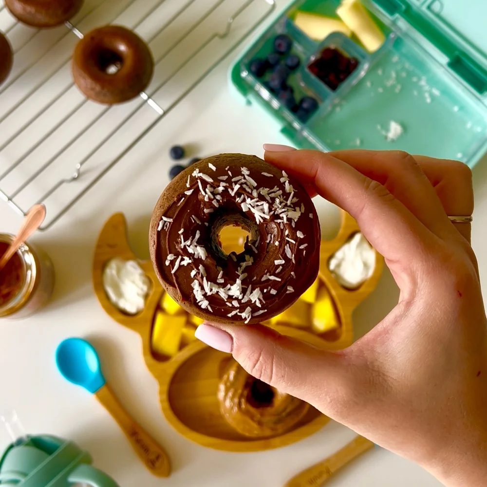 Σοκολατένια donuts φούρνου