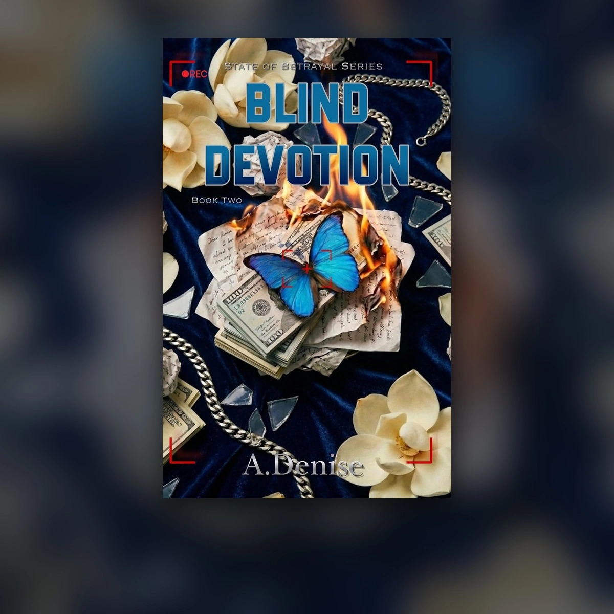 Cover of Blind Devotion, State of Betrayal book two by A. Denise