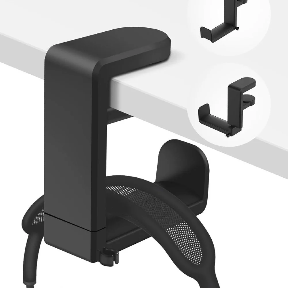 Adjustable headphone hook