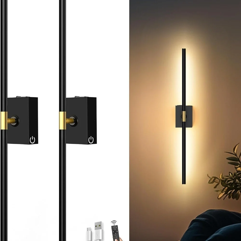 Rechargeable wall sconces · set of 2