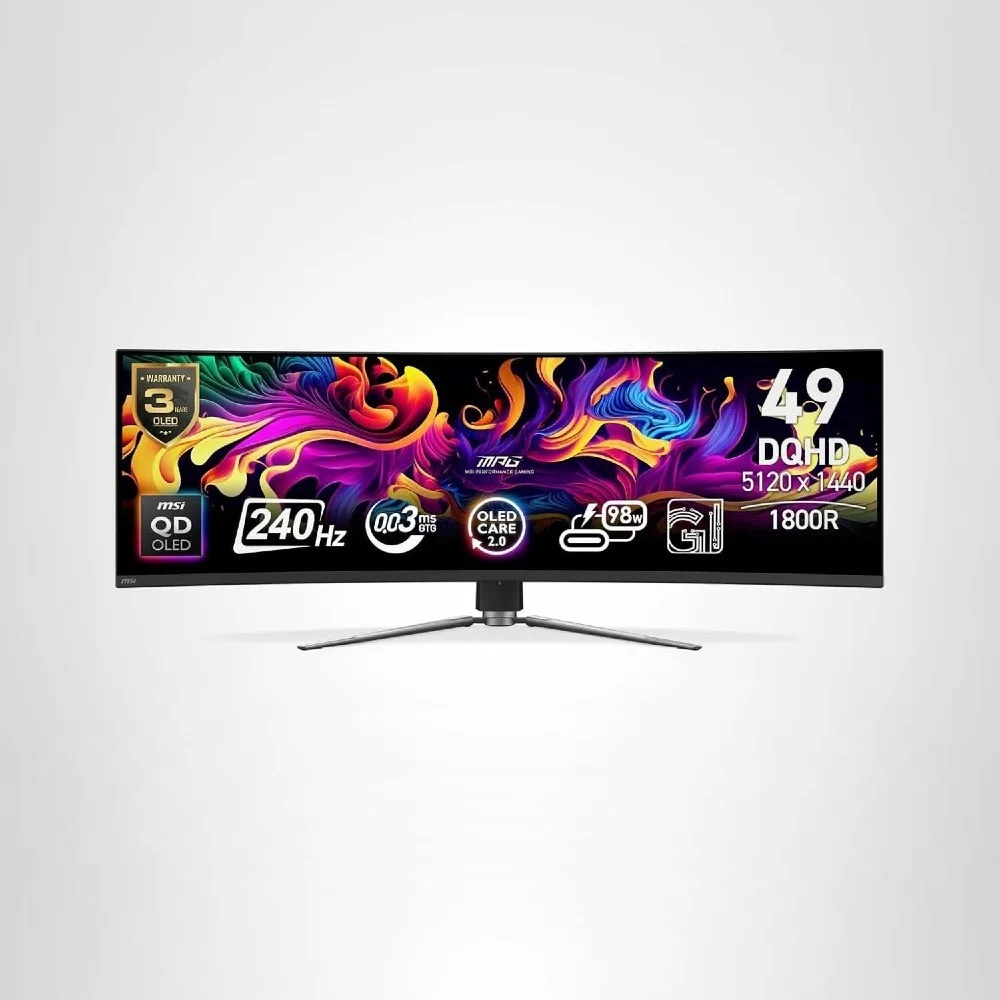 MSI MPG 491CQPX · 49-inch QD-OLED