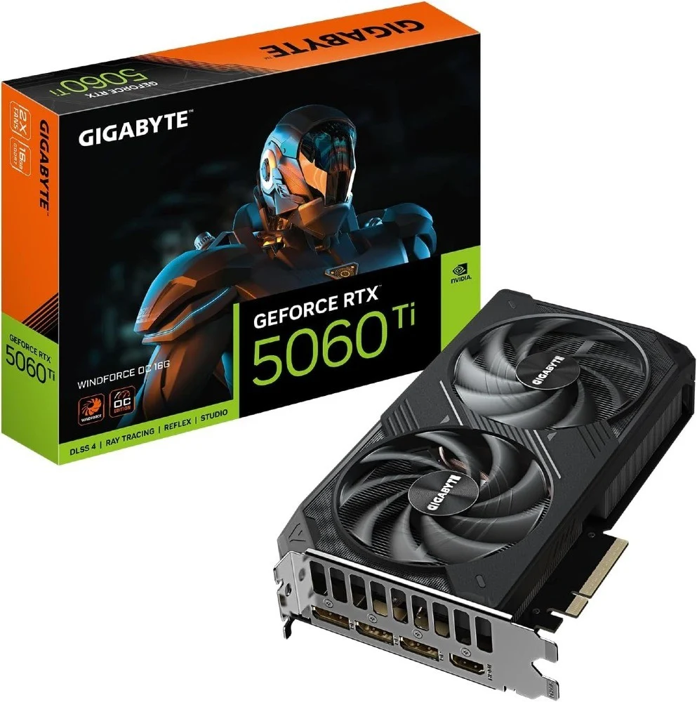 Gigabyte GeForce RTX 5060 Ti · 16 GB