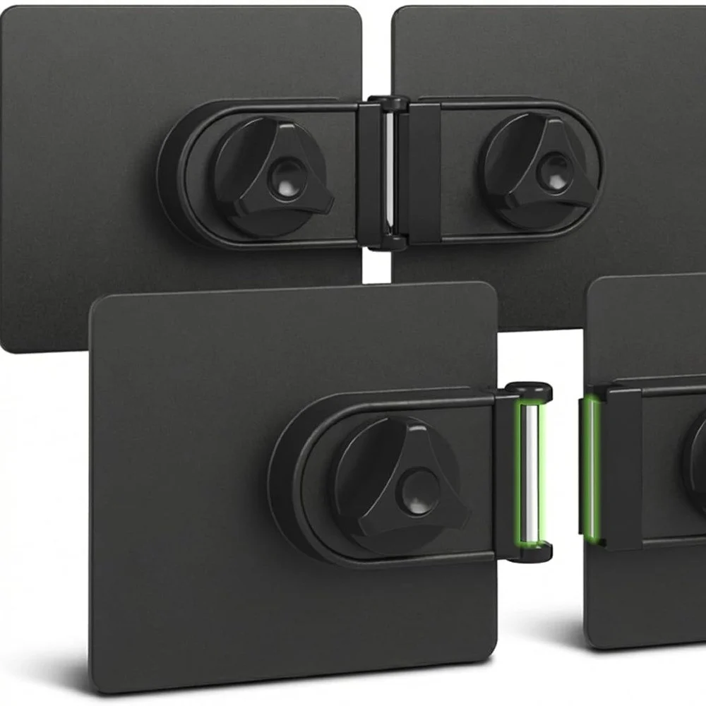 Magnetic monitor connection bracket