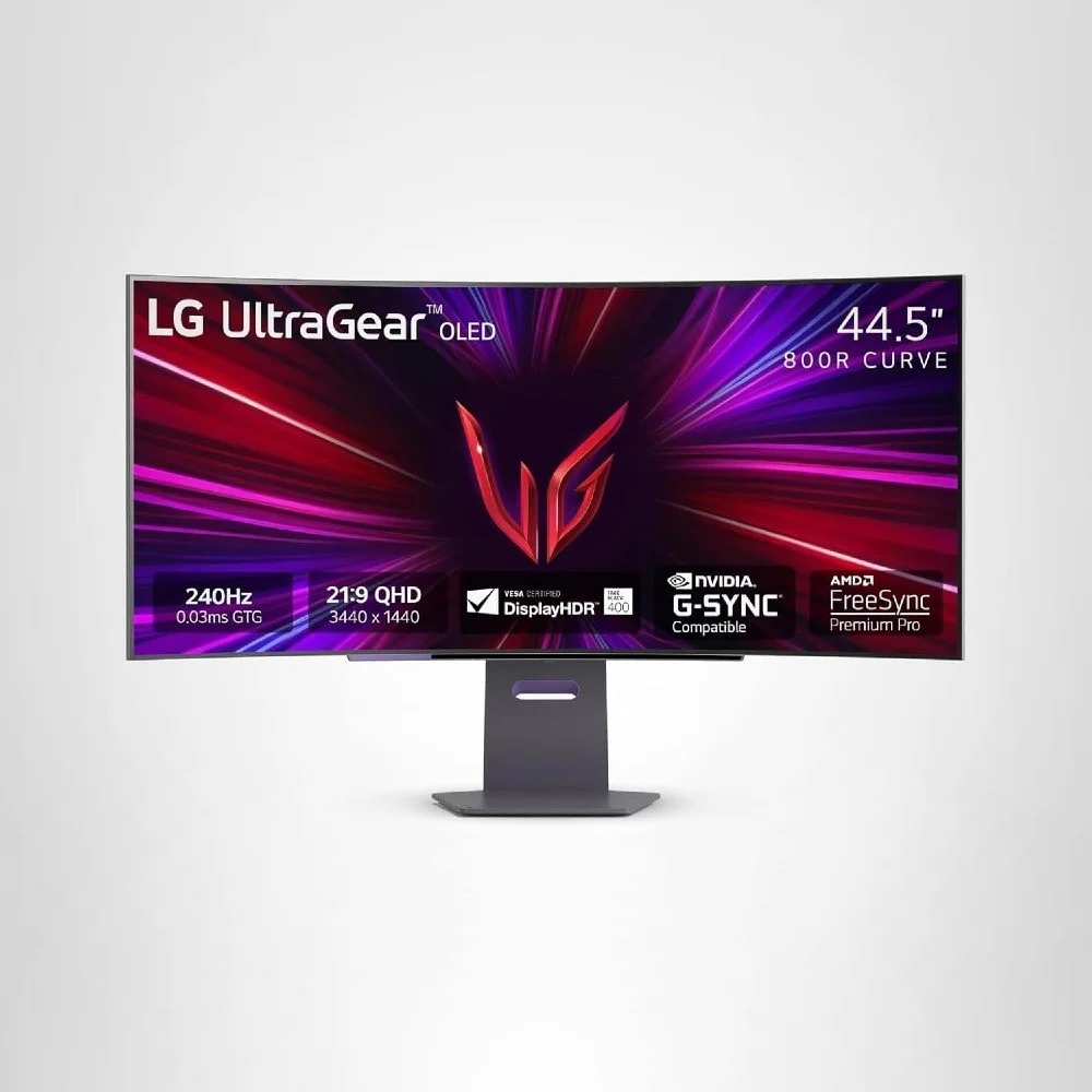 LG 45-inch OLED curved gaming monitor