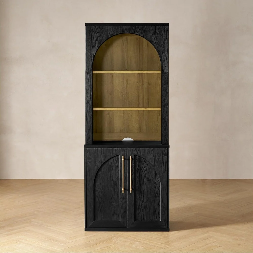 mopio storage cabinet with hutch