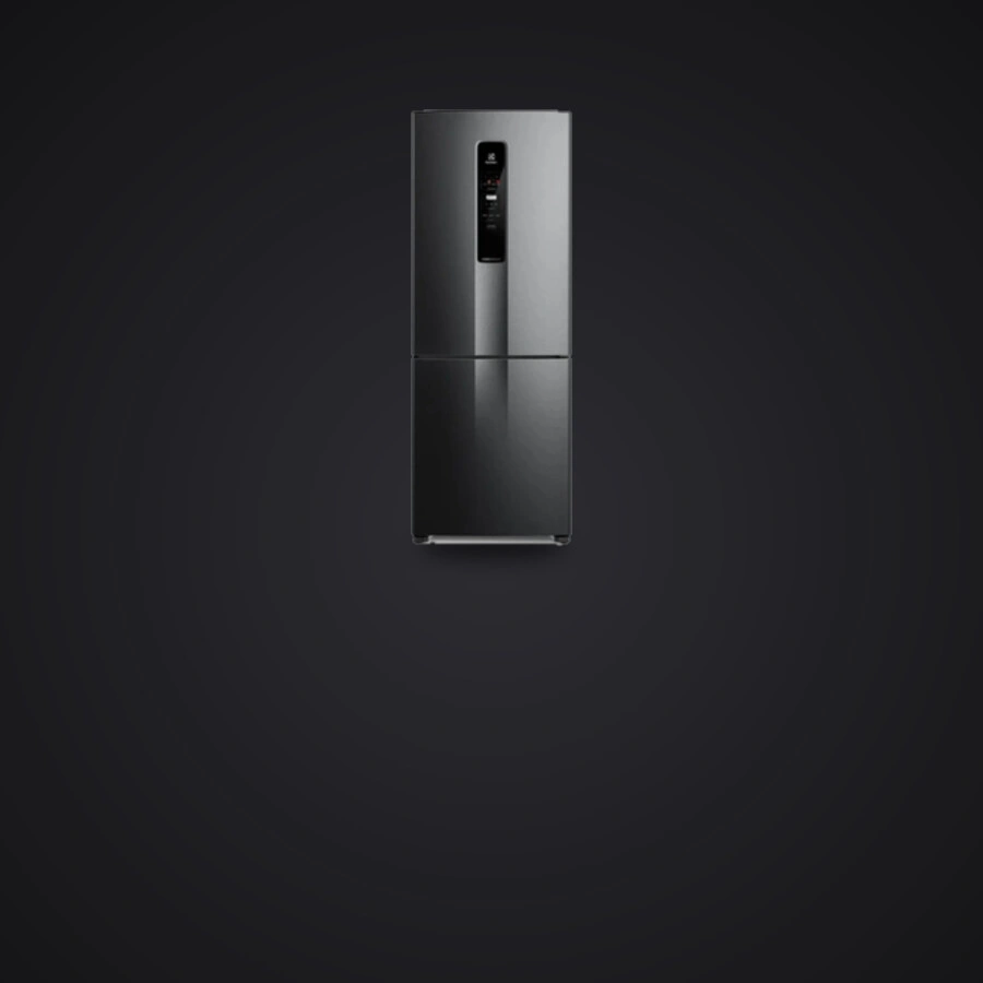 Geladeira black inox