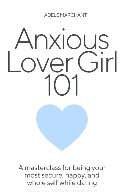 Anxious Lover Girl 101 eBook cover by Adele Marchant