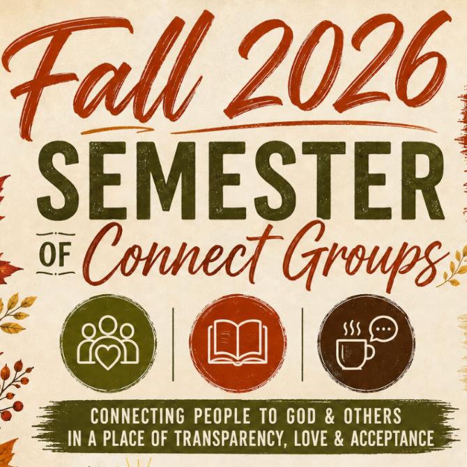 Fall 2026 Connect Groups · Join a group
