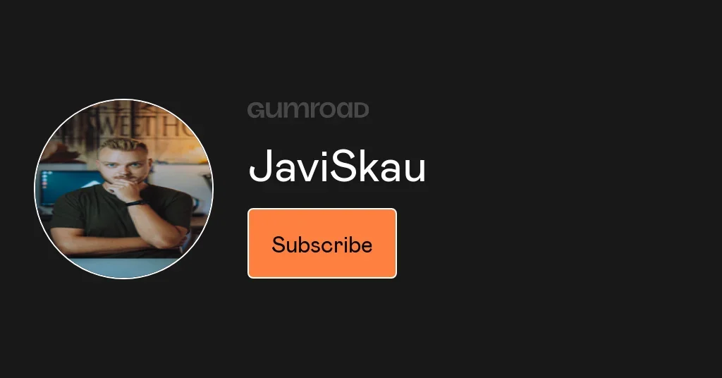 JaviSkau Gumroad storefront