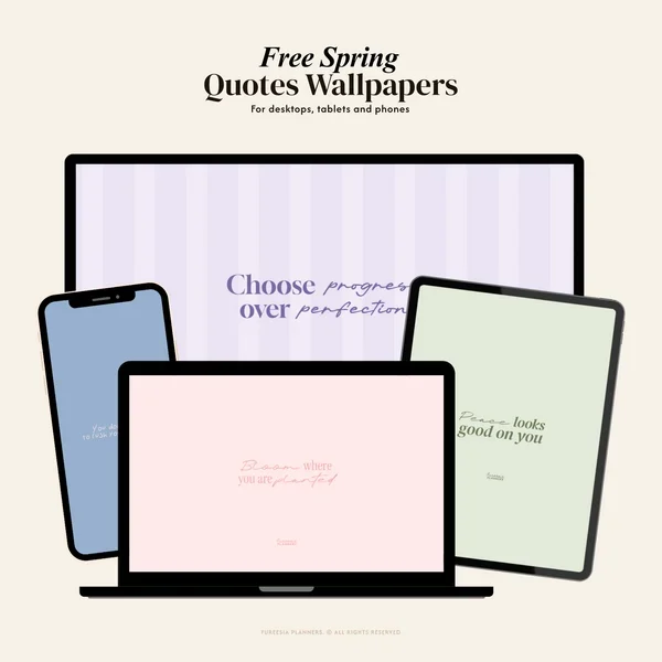 Free spring quote wallpapers artwork
