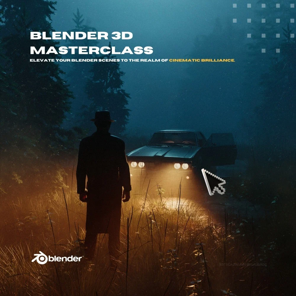 Kaiwan Shaban Blender 3D Masterclass artwork