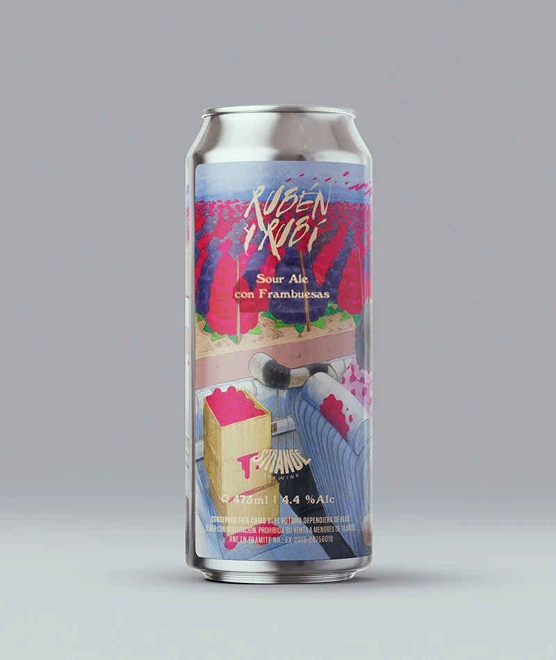 Lata de Rubén y Rubí de Strange Brewing