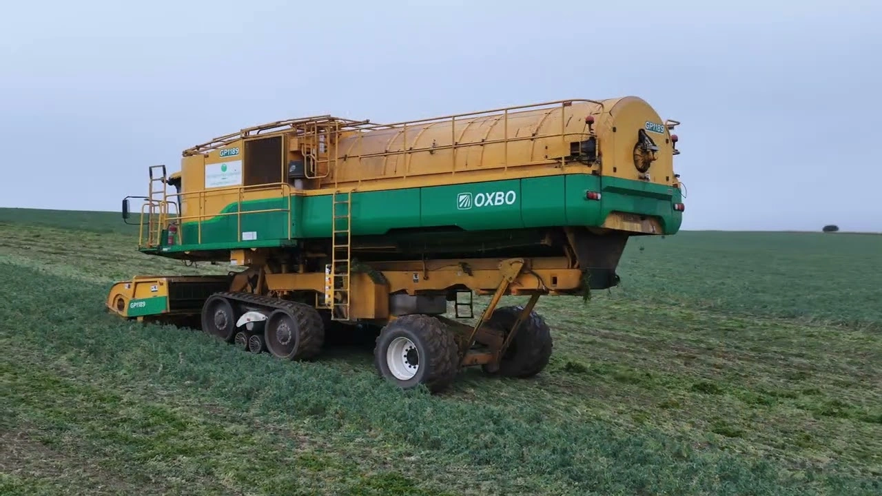 Oxbo pea viner at Warter Priory Estate